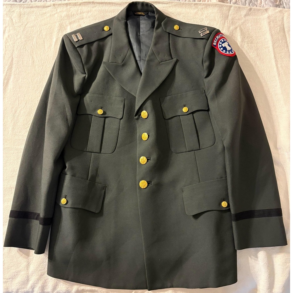 Military surplus, formal jacket, size medium, Army green,